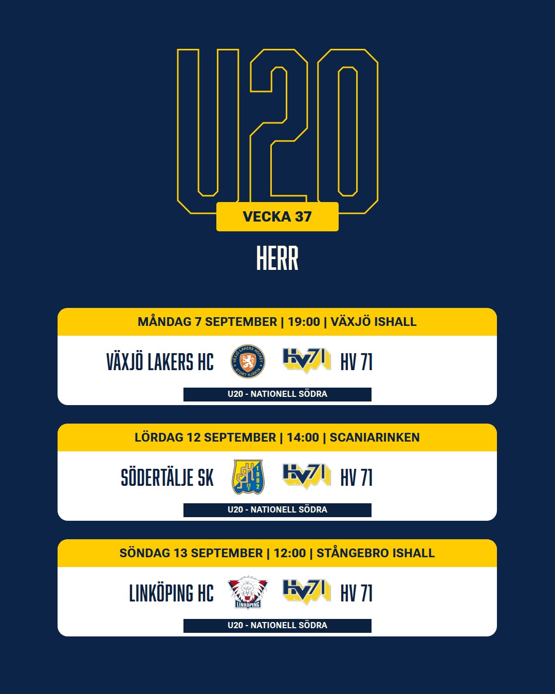 Veckans Matcher 26/27 preview